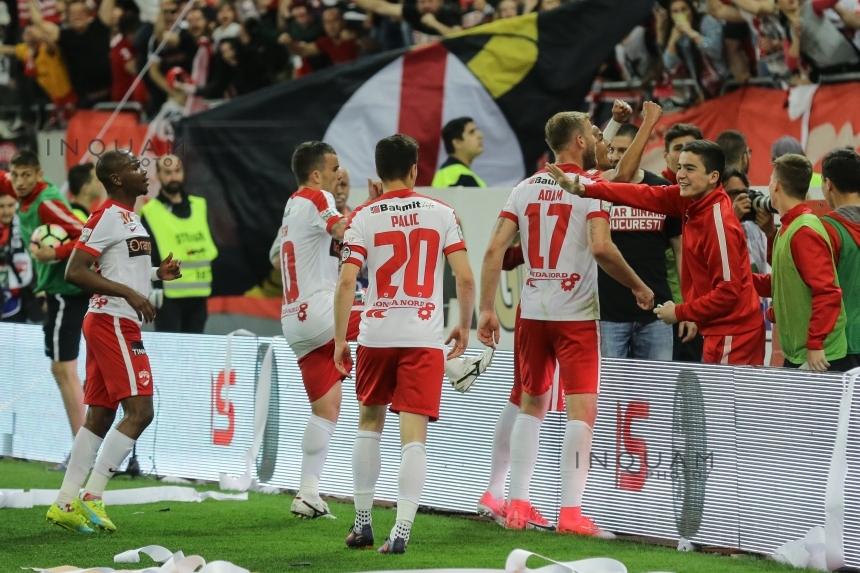 Dinamo a învins FCSB, scor 2-1, în derbiul etapei a VIII-a a play-off-ului Ligii I. FOTO