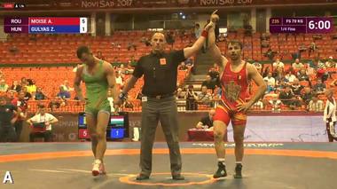 Adrian Ionuţ Moise a pierdut meciul pentru medalia de bronz la categoria 70 kg, la Campionatul European de lupte