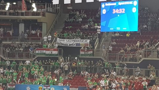 Fanii unguri au afişat un banner ironic la adresa României, înaintea semifinalelor Ligii Campionilor la handbal feminin