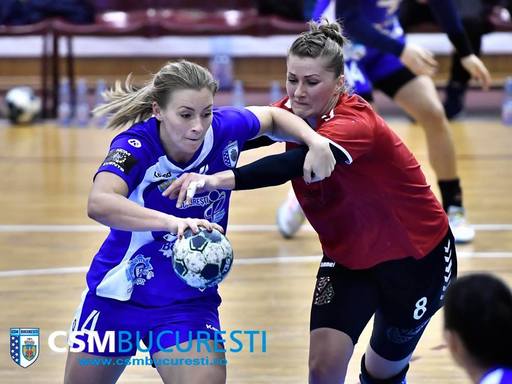 CSM Bucureşti s-a calificat în sferturile de finală ale Cupei României la handbal feminin