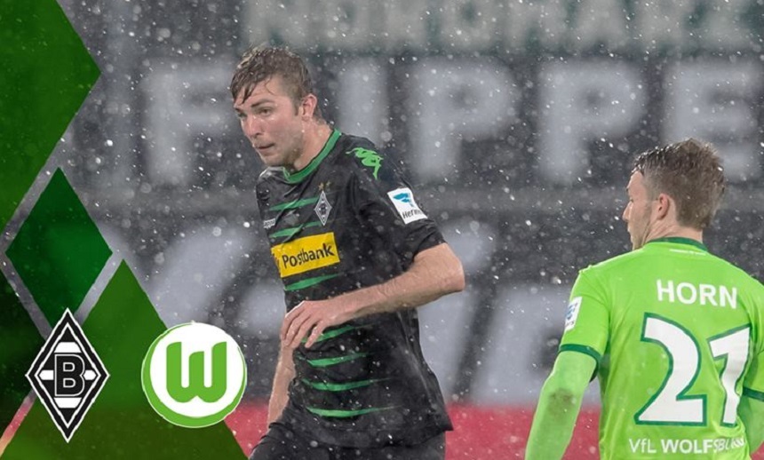 Wolfsburg şi Monchengladbach au remizat, scor 1-1.Meciul a fost întrerupt aproape jumătate de oră din cauza unei furtuni