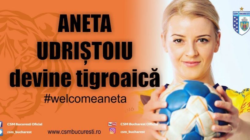 Extrema dreapta Aneta Udriştoiu, de la vicecampioana Dunărea Brăila, transferată de CSM Bucureşti