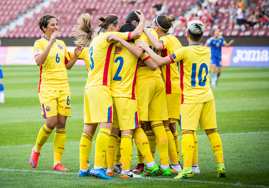 Lotul echipei naţionale de fotbal feminin a României pentru meciul amical cu Scoţia