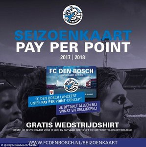 Sistem "pay per point" la meciurile de pe teren propriu ale echipei FC Den Bosch