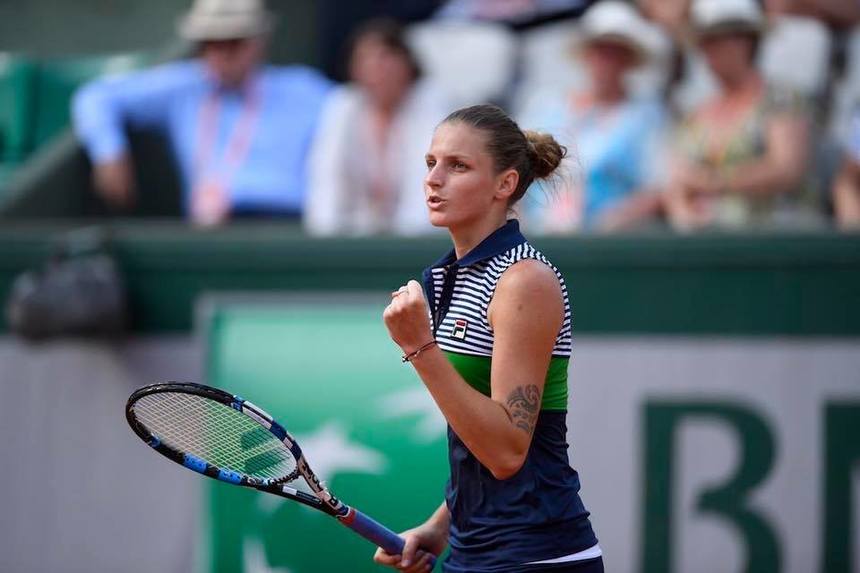 Karolina Pliskova, în semifinale la Roland Garros, unde adversară i-ar putea fi Halep, dacă aceasta trece de Svitolina