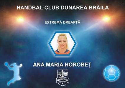 Extrema Ana Maria Horobeţ a semnat cu vicecampioana la handbal feminin Dunărea Brăila