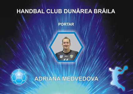 Portarul Adriana Medvedova, campioană a Slovaciei, noua jucătoare a echipei de handbal Dunărea Brăila