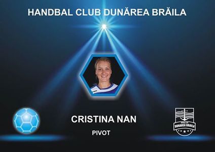 Pivotul Cristina Nan, de la campioana CSM Bucureşti la vicecampioana Dunărea Brăila