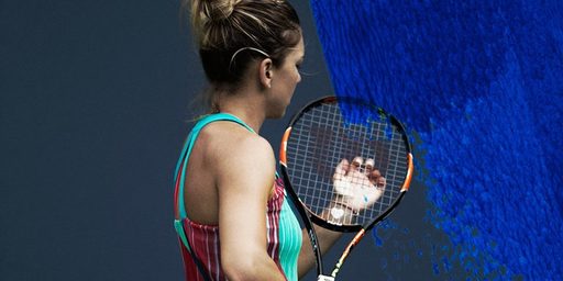 Halep: A fost important să fac break la 1-1 în decisiv