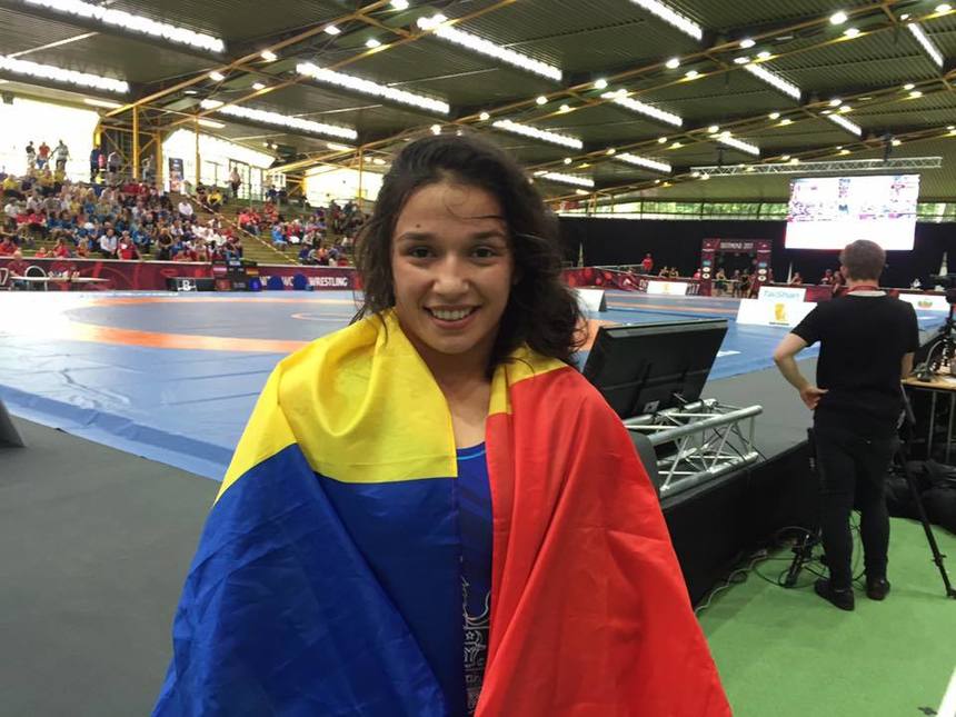 Ştefania Priceputu a câştigat medalia de aur la categoria 44 kg, la CE de lupte pentru juniori