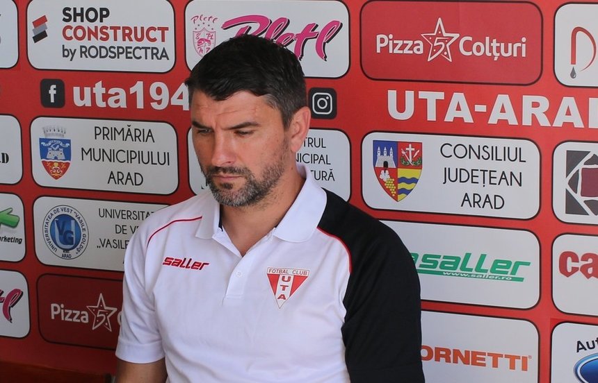 Adrian Mihalcea a preluat pe FC UTA Arad şi a condus primul antrenament