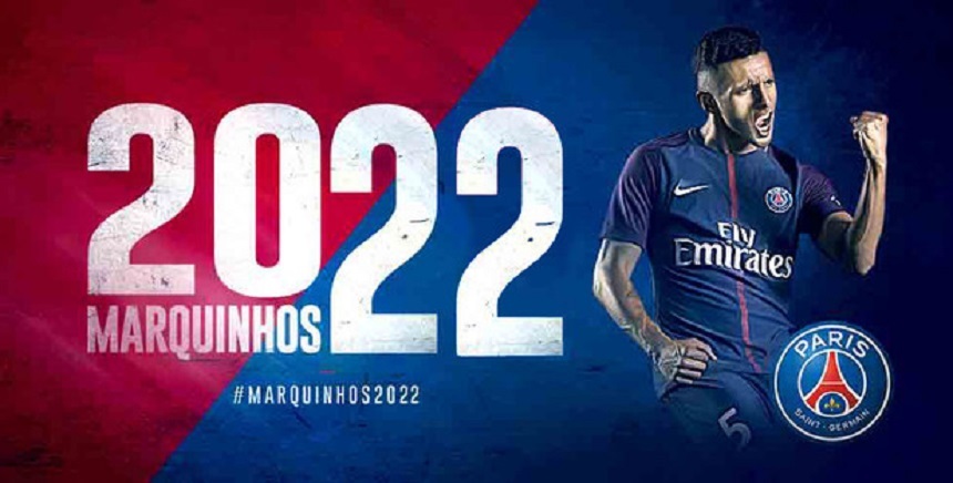 Marquinhos şi-a prelungit până în 2022 contractul cu Paris Saint-Germain
