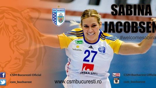CSM Bucureşti şi-a completat lotul pentru sezonul 2017-2018 cu handbalista suedeză Sabina Jacobsen