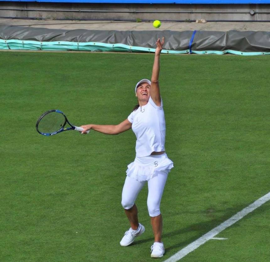 Monica Niculescu a învins-o pe Raluca-Ioana Olaru, în primul tur al probei de dublu de la Wimbledon