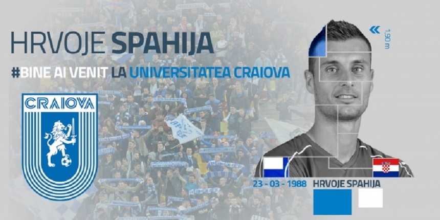 Croatul Spahija a semnat un contract cu CSU Craiova