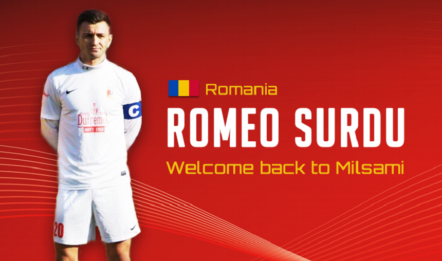 Romeo Surdu a semnat un contract pe două sezoane cu Milsami Orhei