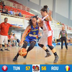 România – Tunisia, scor 56-57, în meci amical de baschet feminin
