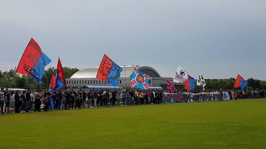 Peste 1.000 de suporteri au asistat la primul antrenament deschis al echipei de fotbal a clubului CSA Steaua