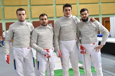 Echipa masculină de sabie a României, locul 6 la CM de scrimă