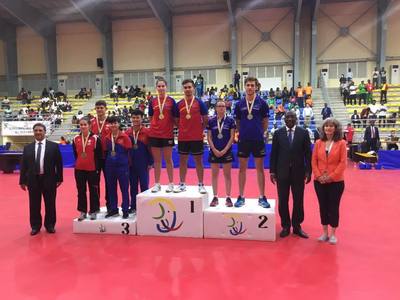 Medalii de aur şi argint la tenis de masă pentru România, la Jocurile Francofoniei.Aur pentru România şi la lupte libere