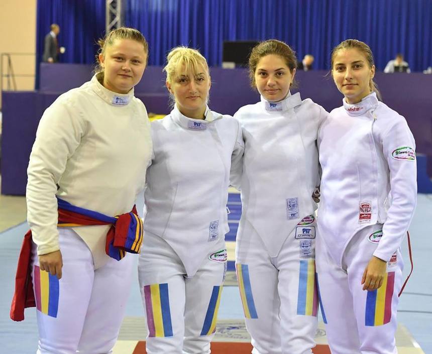 Echipa feminină de spadă a României a fost învinsă de Germania şi va juca pentru locurile 9-16, la CM de scrimă