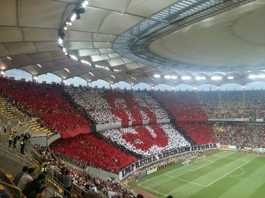 Dinamo Bucureşti este condusă la pauză de Athletic Bilbao, scor 1-0