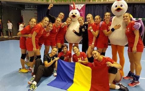 Echipa naţională de handbal feminin a României a câştigat medalia de argint la FOTE