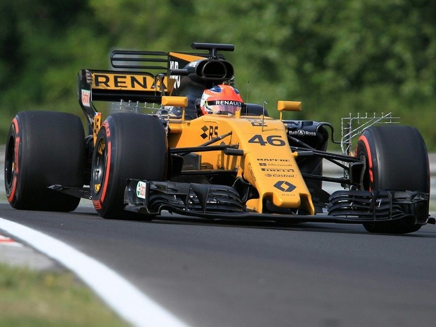 Kubica a condus un monopost Renault din acest sezon. A fost al patrulea cel mai rapid la Hungaroring