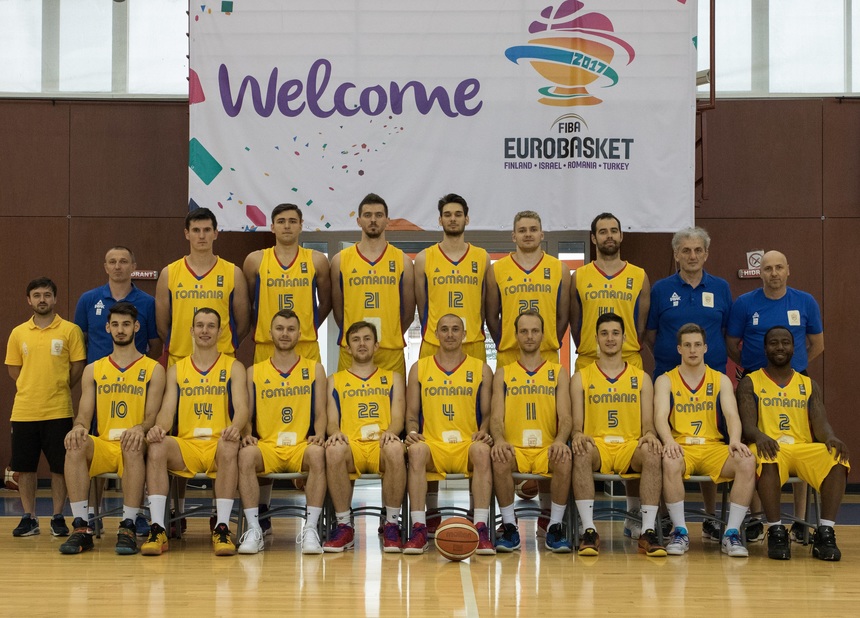 Lotul României pentru Eurobasket2017, competiţie care va derula meciurile grupa C la Cluj-Napoca