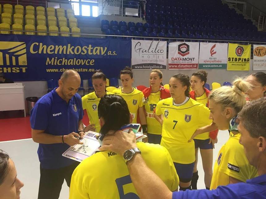 Corona Braşov, victorie cu MKS Zaglebie Lubin în meci amical de handbal feminin