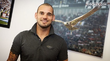 Wesley Sneijder a ajuns la un acord de principiu cu OGC Nice