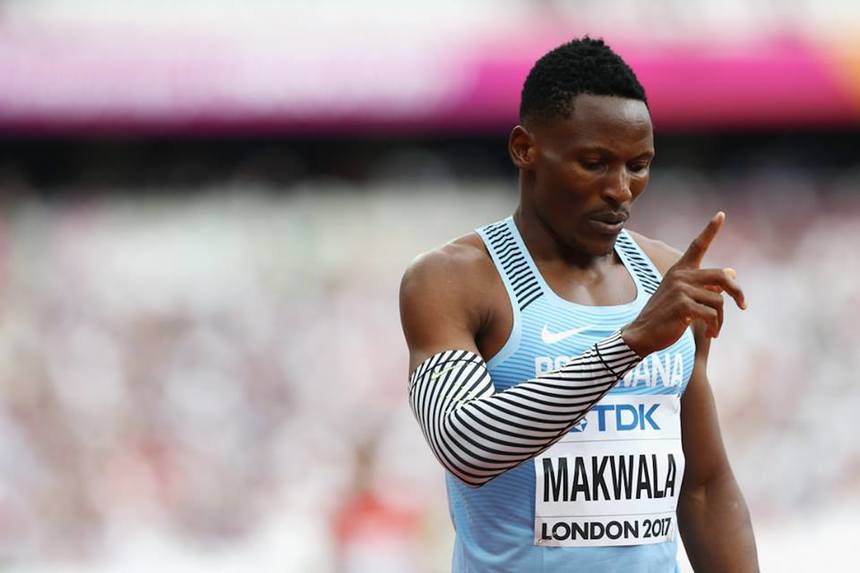 Isaac Makwala a concurat singur şi s-a calificat în semifinalele probei de 200 m, la CM de atletism