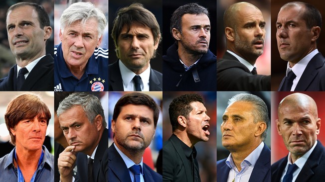 FIFA: 12 antrenori pe lista scurtă pentru premiul The Best. Printre nominalizaţi, Zidane, Allegri, Mourinho şi Tite