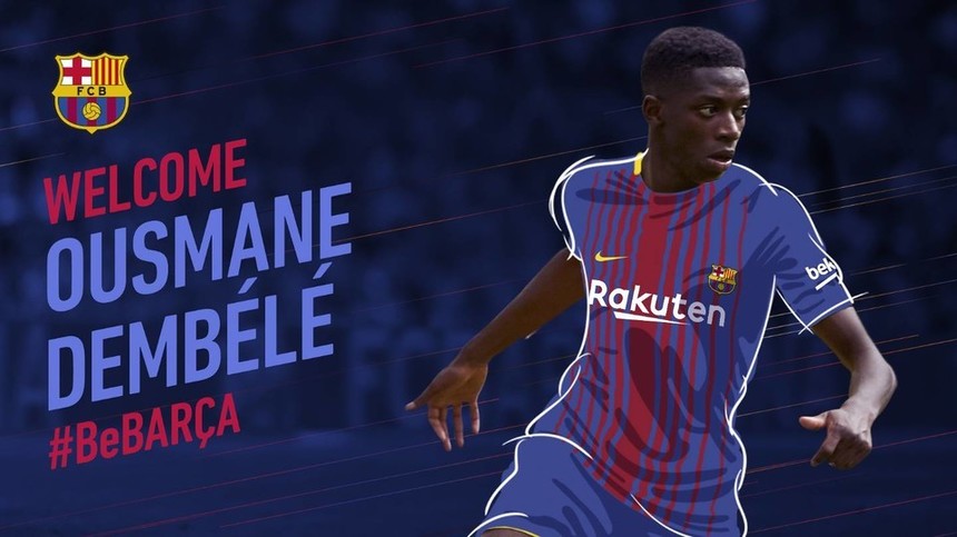 FC Barcelona anunţă transferul lui Dembele de la Borussia Dortmund. Francezul va semna luni un contract pe cinci ani