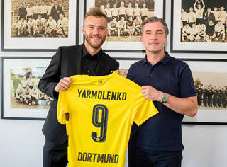Borussia Dortmund l-a achiziţionat pe Andrei Iarmolenko de la Dinamo Kiev
