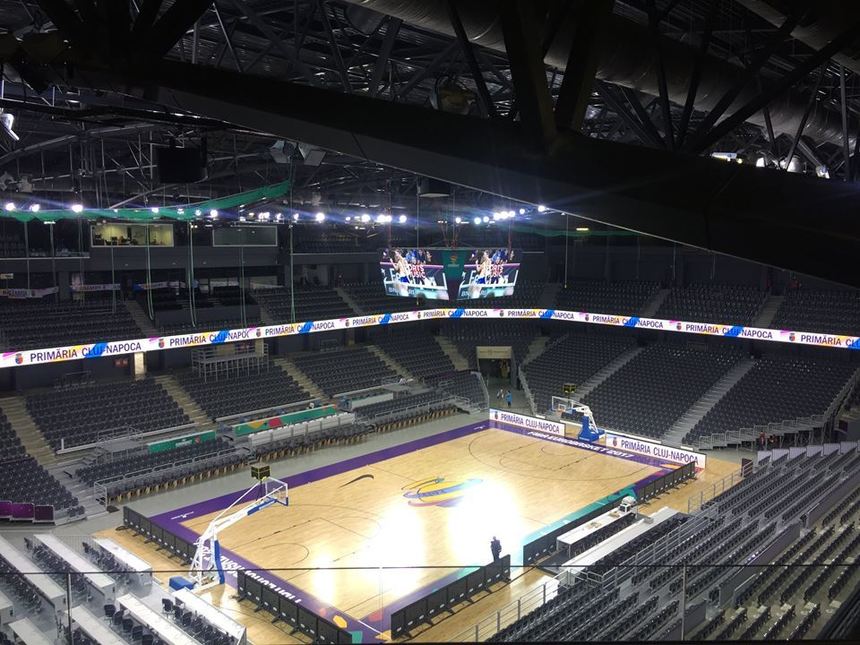 Eurobasket: Lucrările pentru mărirea capacităţii sălii din Cluj la 9.300 locuri au costat 16 milioane lei