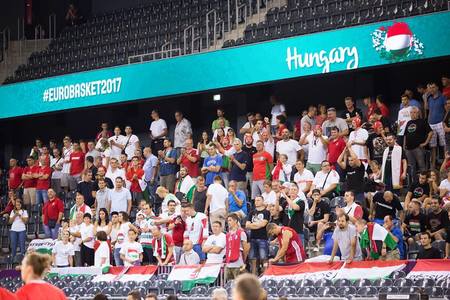 Eurobasket: Circa 700 de fani unguri la primul meci din grupa C, la Cluj, între Ungaria şi Croaţia