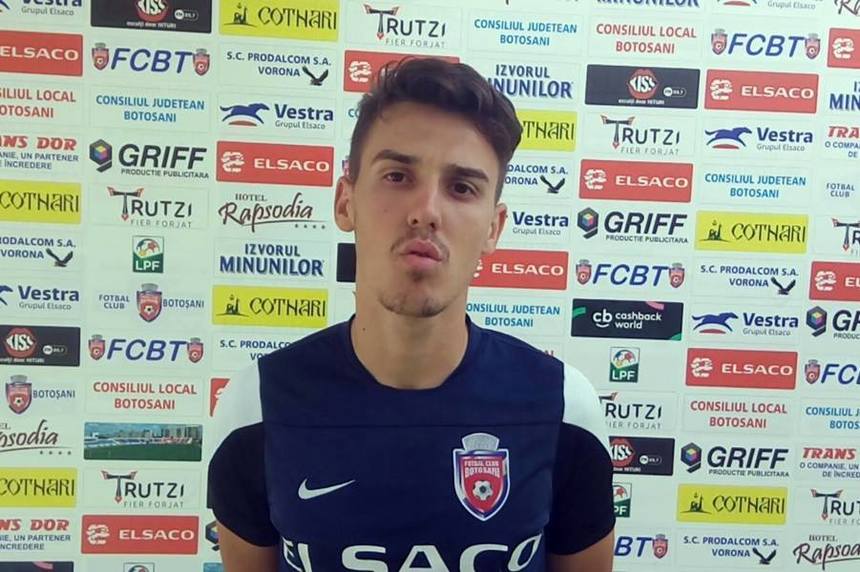 FC Botoşani l-a transferat pe internaţionalul de 19 ani Răzvan Oaidă 
