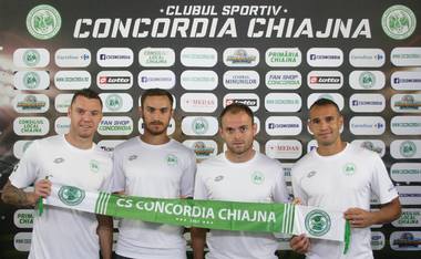 Concordia şi-a prezentat noile achiziţii: Bud, Bawab, Patache şi Bucşa