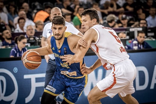 Muntenegru - România, scor 86-69, în ultimul meci al tricolorilor la Eurobasket