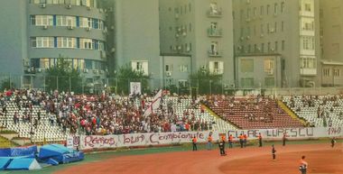 Nicolae Lupescu, omagiat de rapidişti la meciul cu AS Termo, din liga a patra
