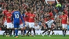 Manchester United a învins Everton, scor 4-0, în Premier League.Ultimele trei goluri, marcate în minutele 84, 89 şi 90+2