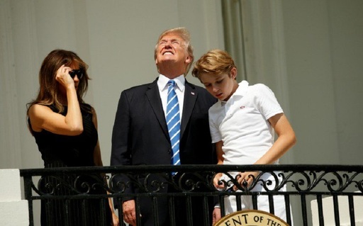 Barron Trump, fiul preşedintelui Donald Trump, joacă sâmbătă pentru echipa under-12 a grupării DC United