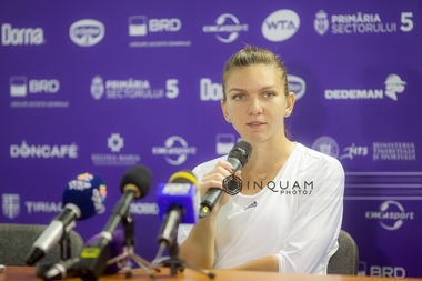 Halep: Domnul Ţiriac mi-a spus când a văzut tabloul că speră să joc din nou cu Maria Şarapova