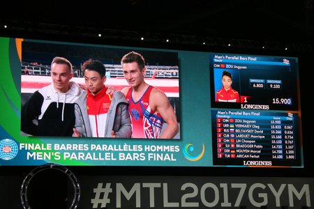 Ultimele 15 medalii, acordate duminică la CM de gimnastică de la Montreal; România, fără medalie