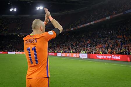 Arjen Robben s-a retras din naţionala Olandei, pentru care a jucat 14 ani