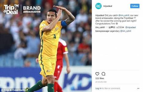 Australianul Tim Cahill, anchetat de FIFA pentru modul în care a celebrat un gol marcat cu Siria