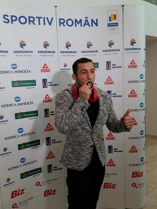 Luptătorul Ştefan Gheorghiţă a primit medalia de bronz de la JO de la Beijing din 2008