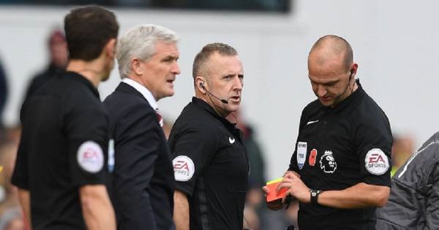 Stoke şi Leicester au remizat, scor 2-2, în Premier League. Arbitrul partidei a fost înlocuit în prima repriză, din cauza unei accidentări