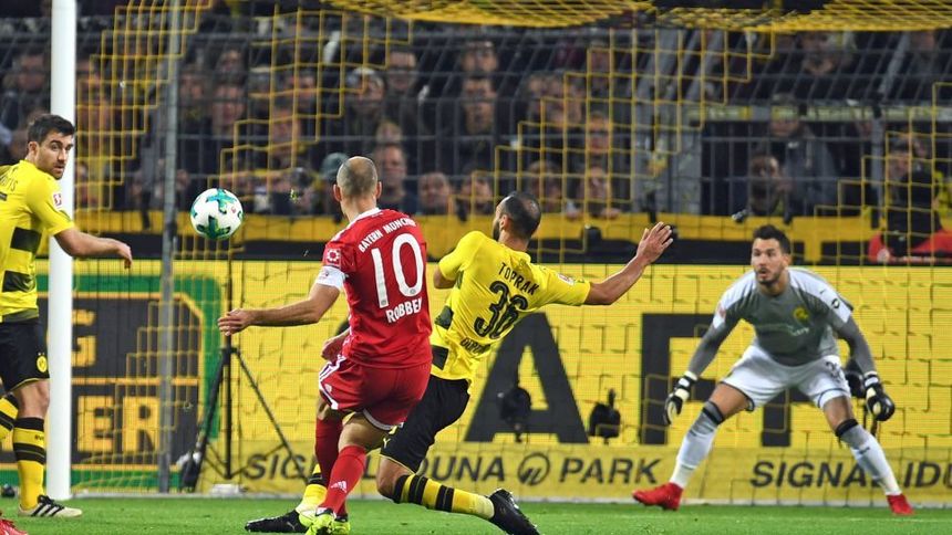 Bayern Munchen a învins Borussia Dortmund, scor 3-1. Robben a devenit cel mai bun marcator străin în Bundesliga din istoria clubului bavarez